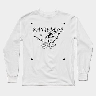 Rathalos Stile Black Long Sleeve T-Shirt